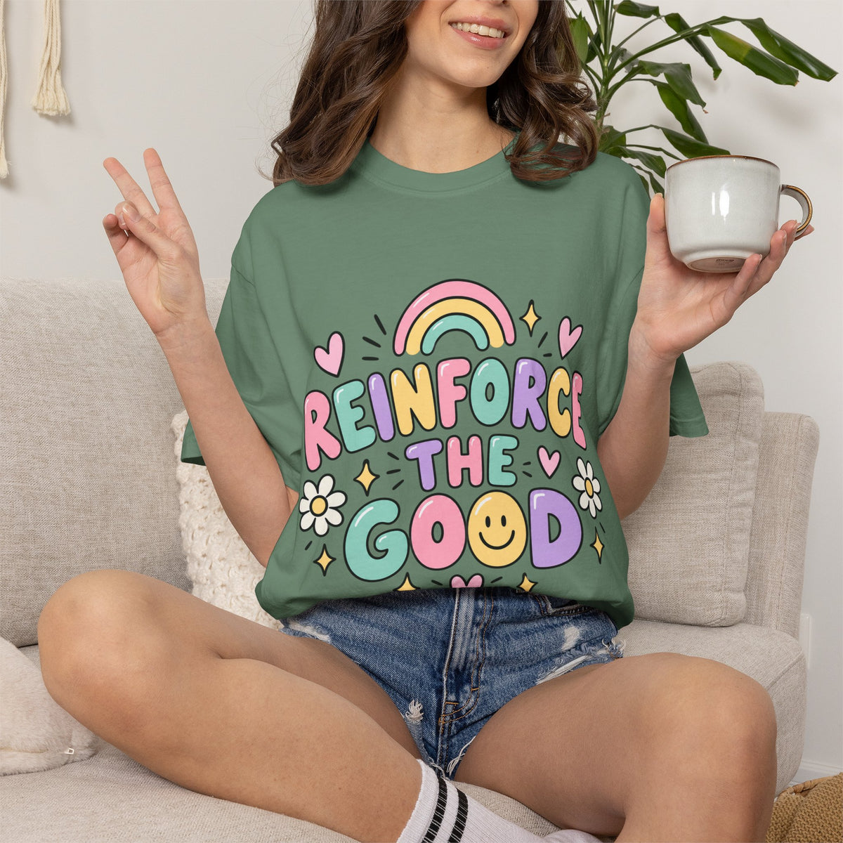 Reinforce the Good small steps still count T-Shirt | Positive Message Tee