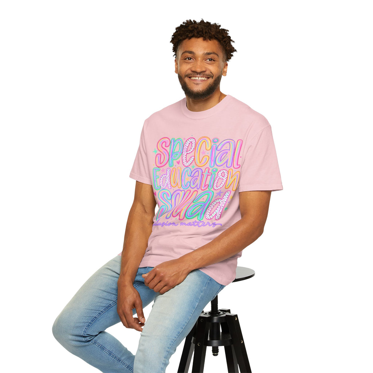 Special Education Squad T-Shirt | Inclusion Matters, Pastel Handlettering