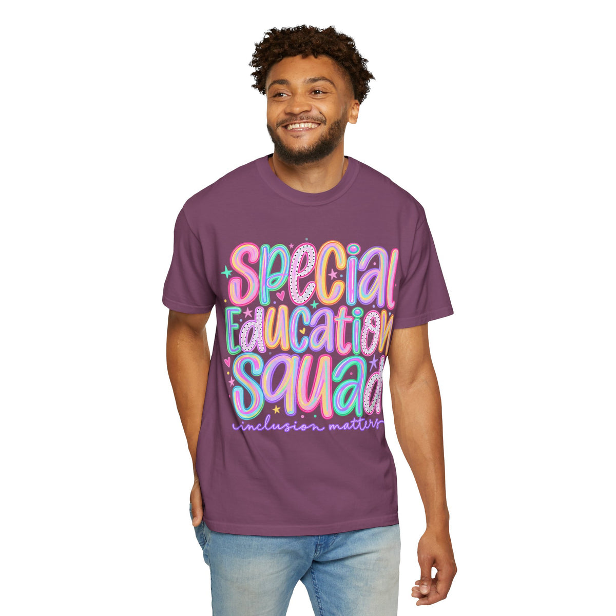 Special Education Squad T-Shirt | Inclusion Matters, Pastel Handlettering