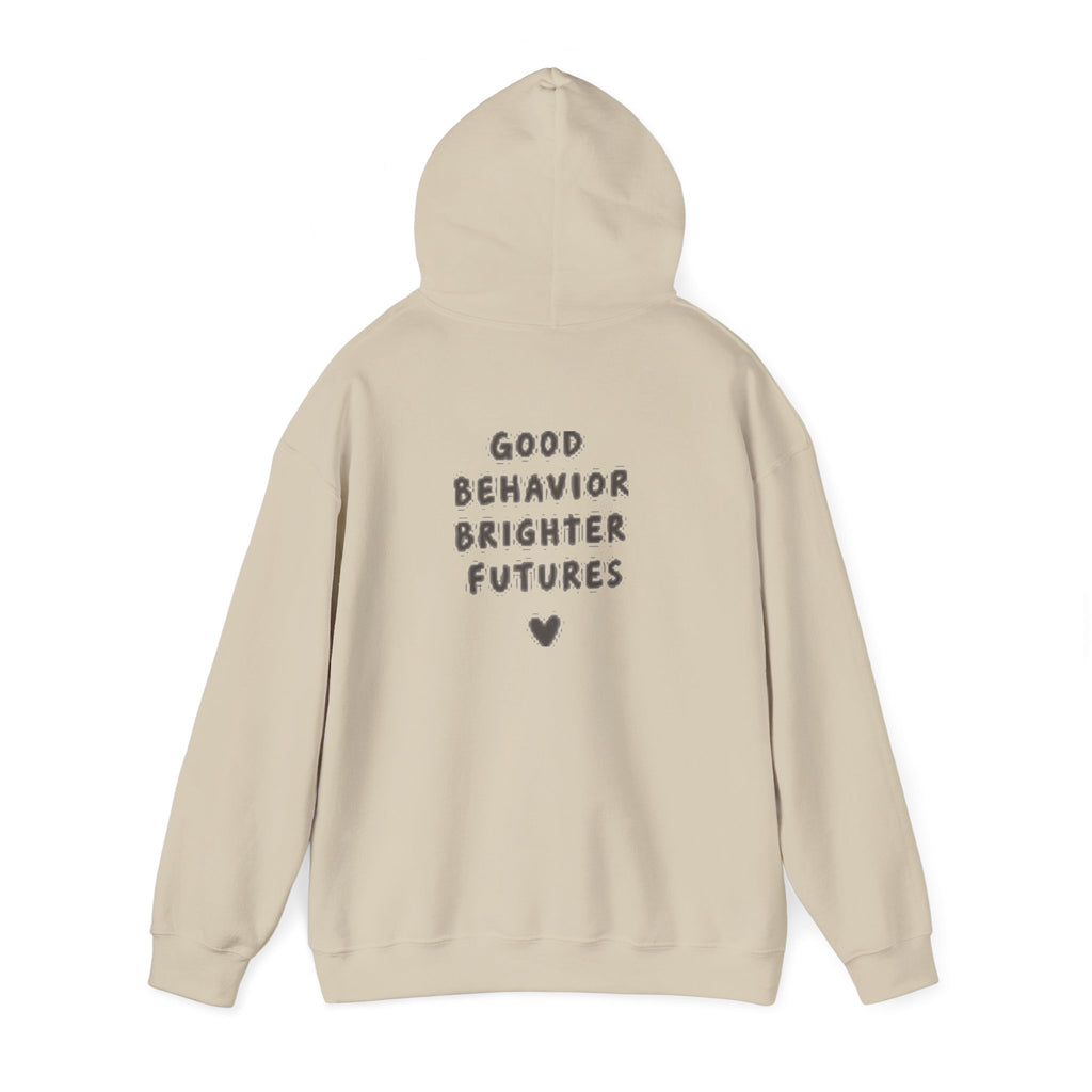 Golden Retriever Puppy Hoodie — 'Good Behavior Brighter Futures' Cute Dog Lover Sweatshirt