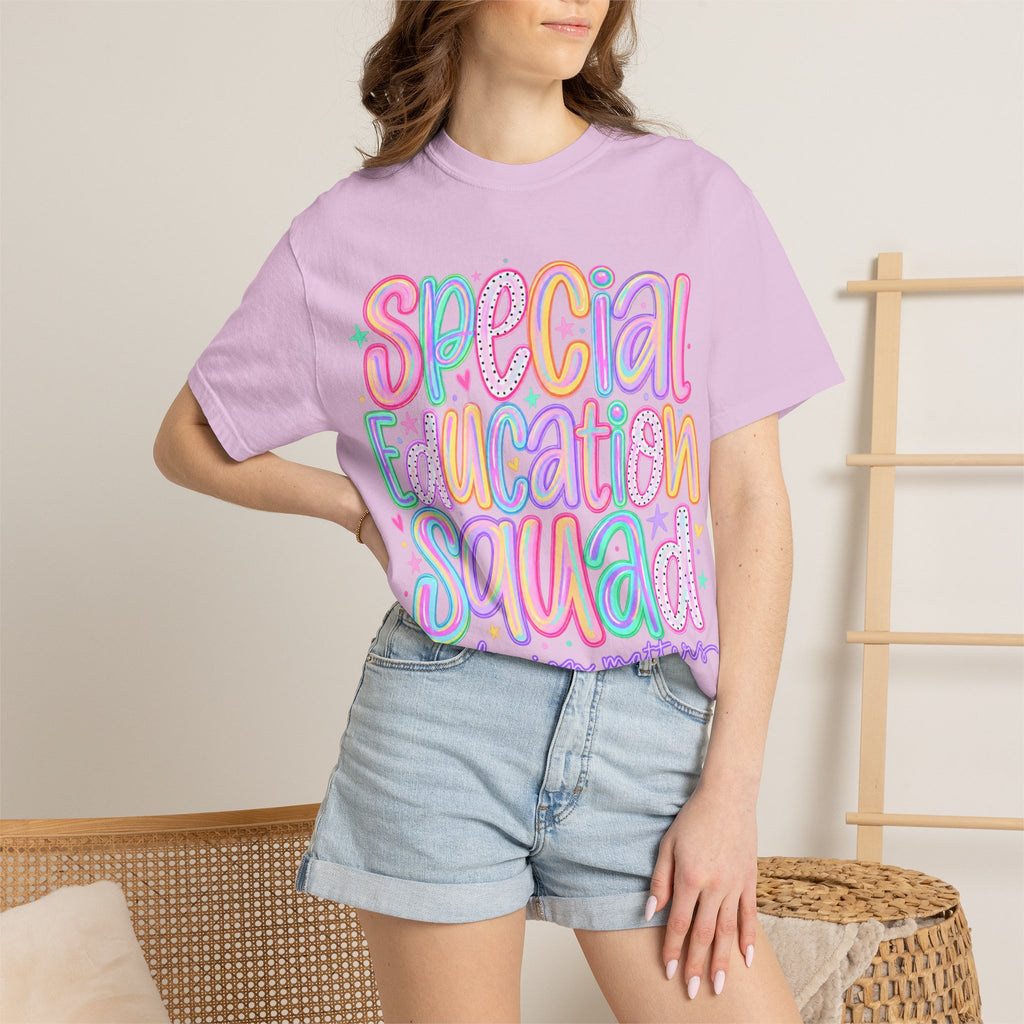 Special Education Squad T-Shirt | Inclusion Matters, Pastel Handlettering