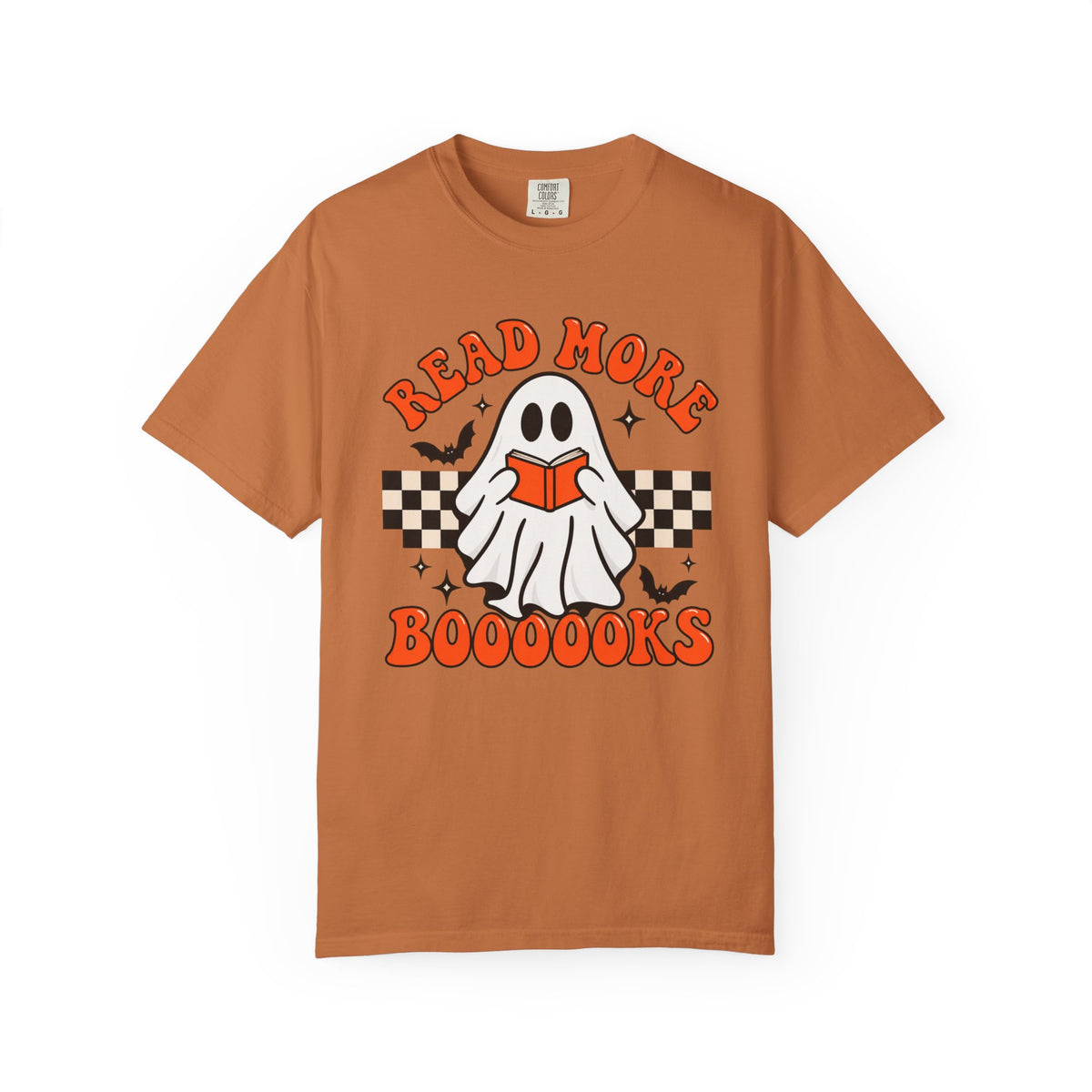 Read More Booooks ghost reading T-Shirt | Halloween book lover tee