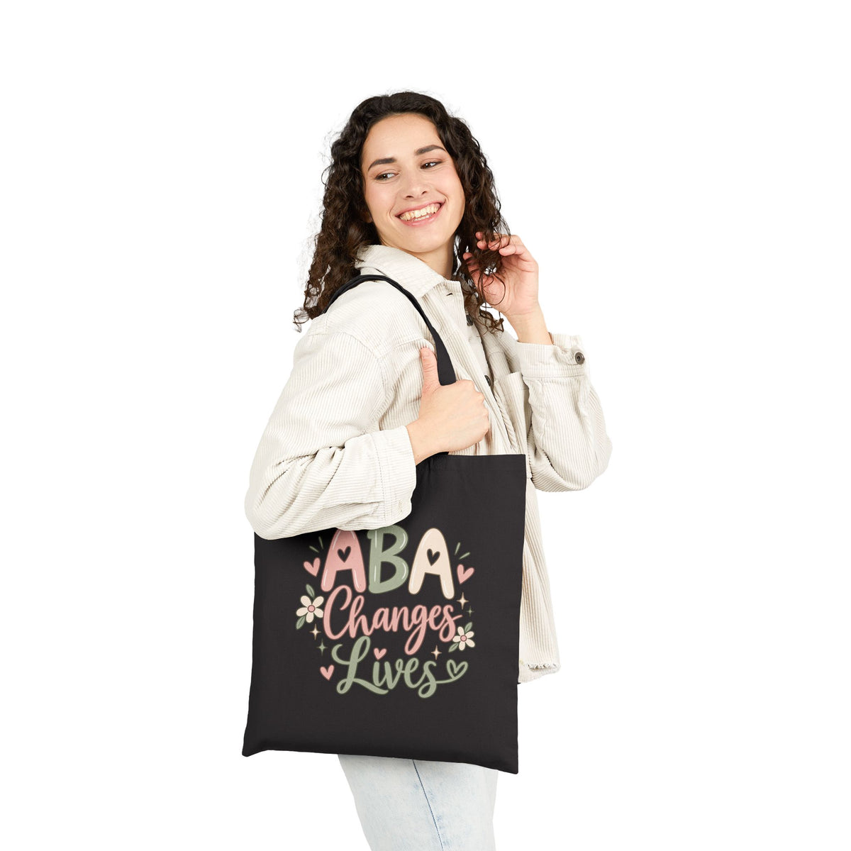 ABA Changes Lives Tote Bag | Therapist Appreciation, Behavioral Therapy Design