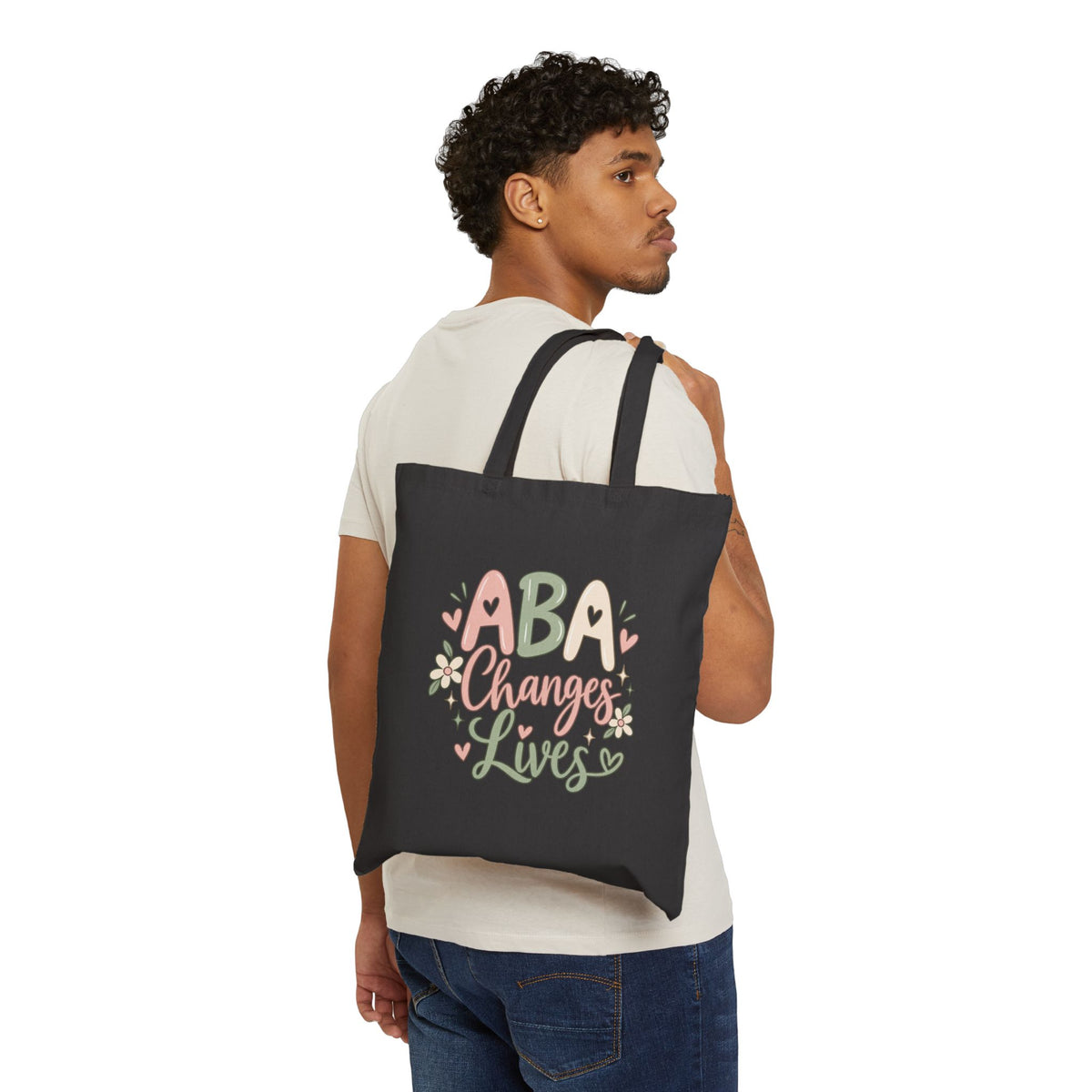 ABA Changes Lives Tote Bag | Therapist Appreciation, Behavioral Therapy Design