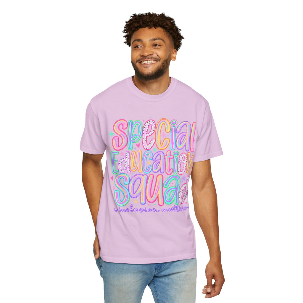 Special Education Squad T-Shirt | Inclusion Matters, Pastel Handlettering