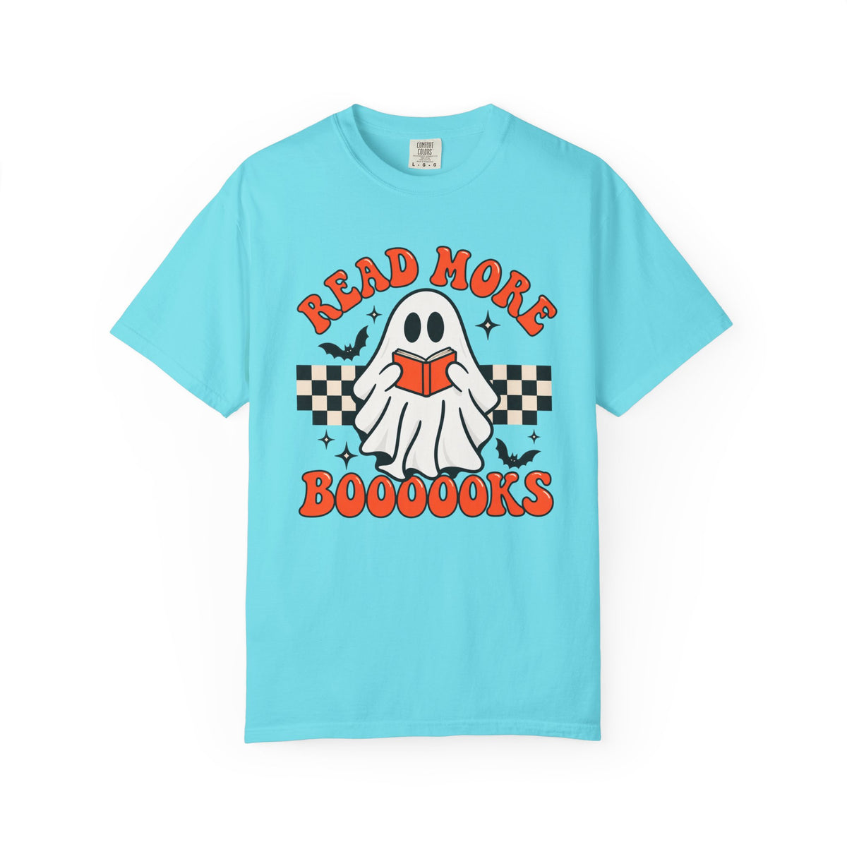 Read More Booooks ghost reading T-Shirt | Halloween book lover tee