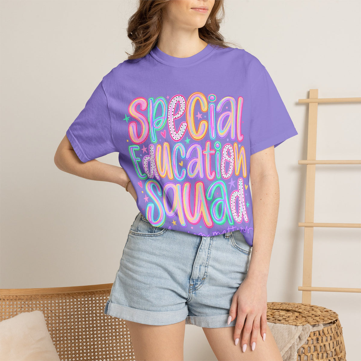 Special Education Squad T-Shirt | Inclusion Matters, Pastel Handlettering