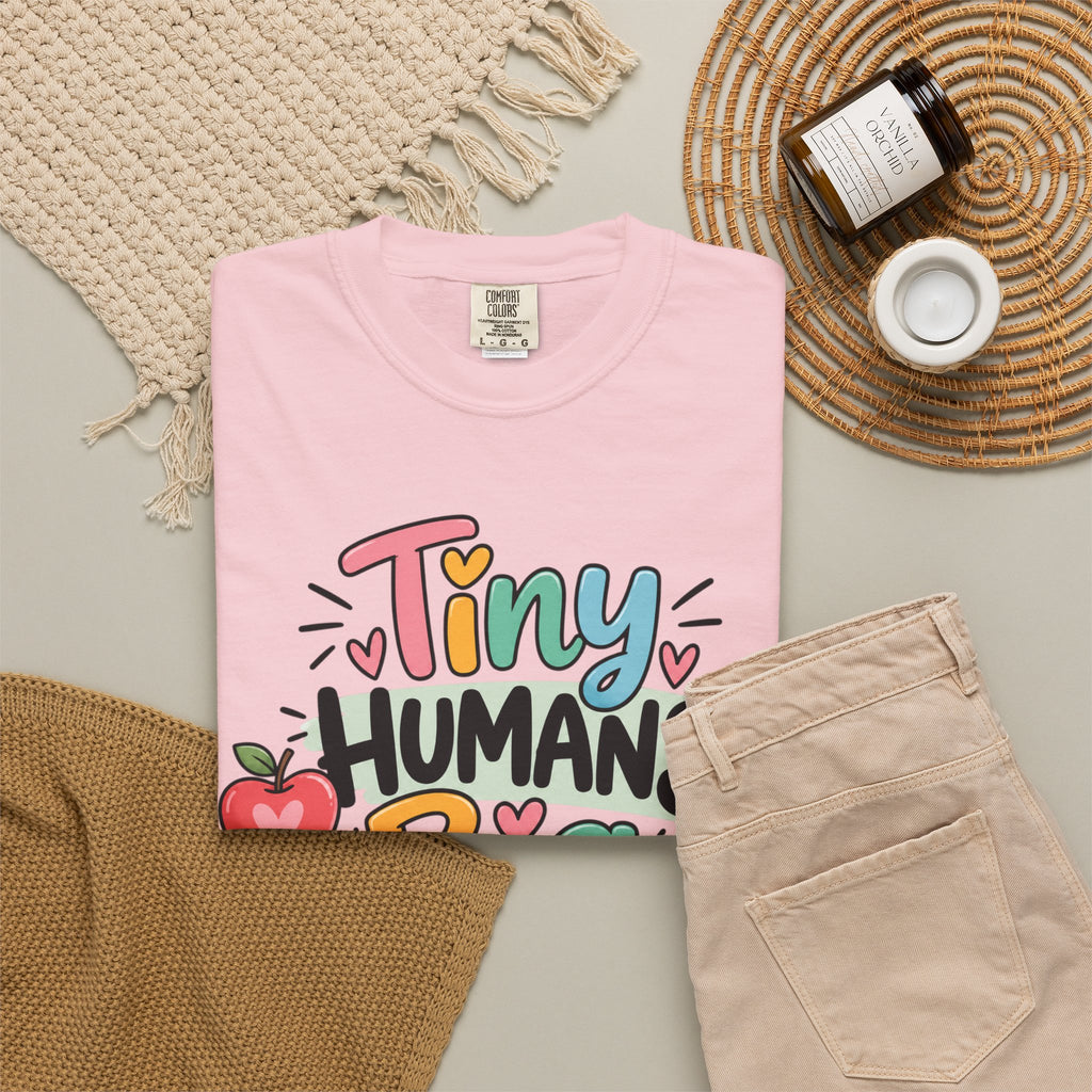 Tiny Humans Big Impact T-shirt | Teacher Kids Classroom Design