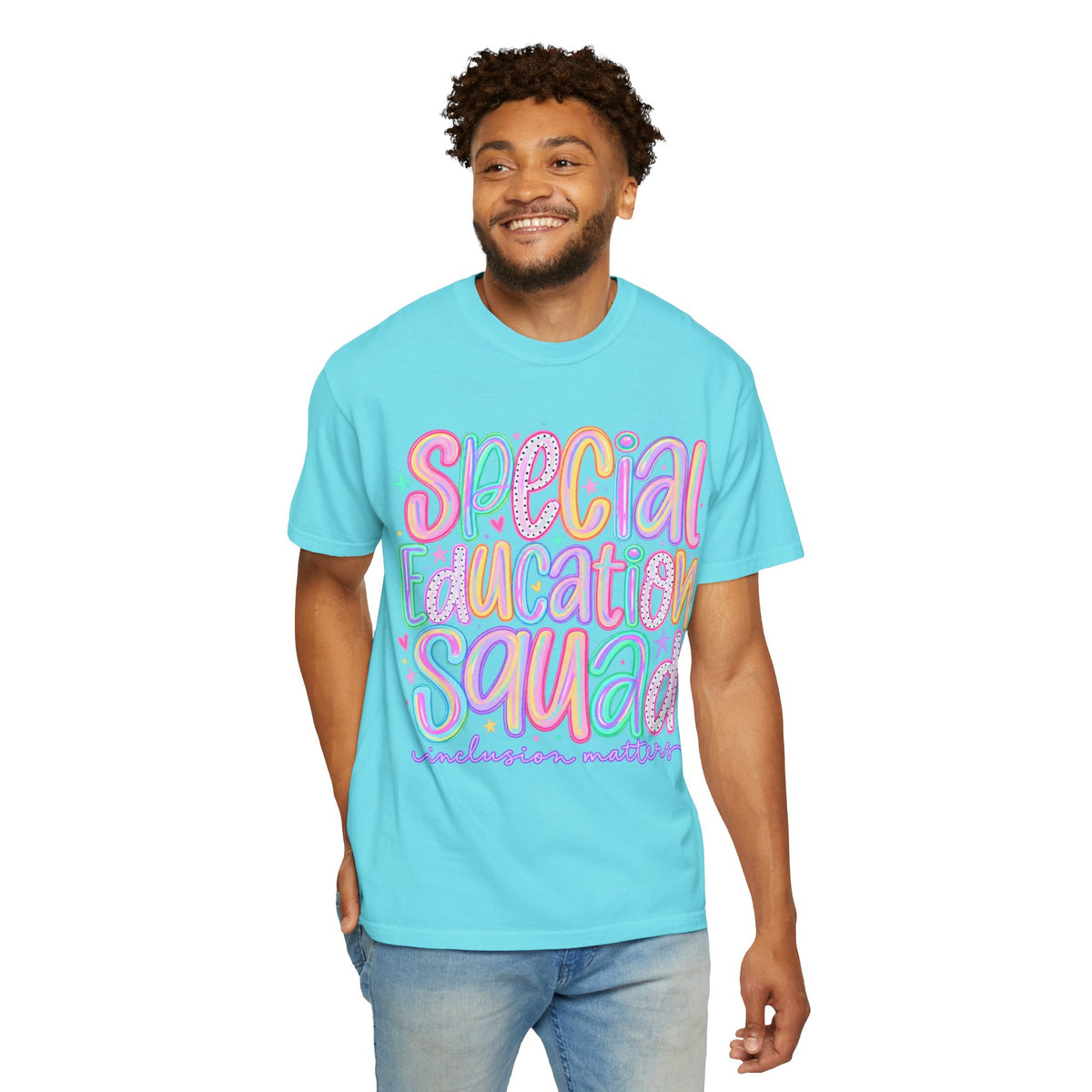 Special Education Squad T-Shirt | Inclusion Matters, Pastel Handlettering