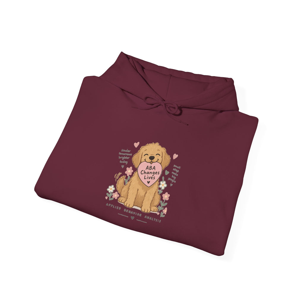 Golden Retriever Puppy Hoodie — 'Good Behavior Brighter Futures' Cute Dog Lover Sweatshirt
