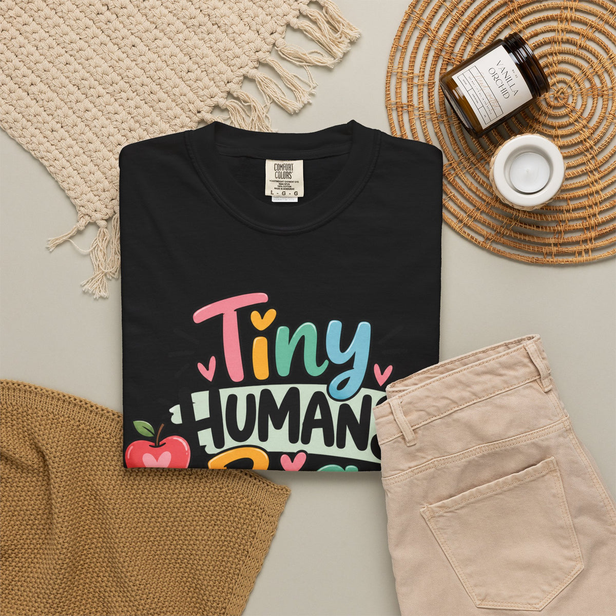 Tiny Humans Big Impact T-shirt | Teacher Kids Classroom Design