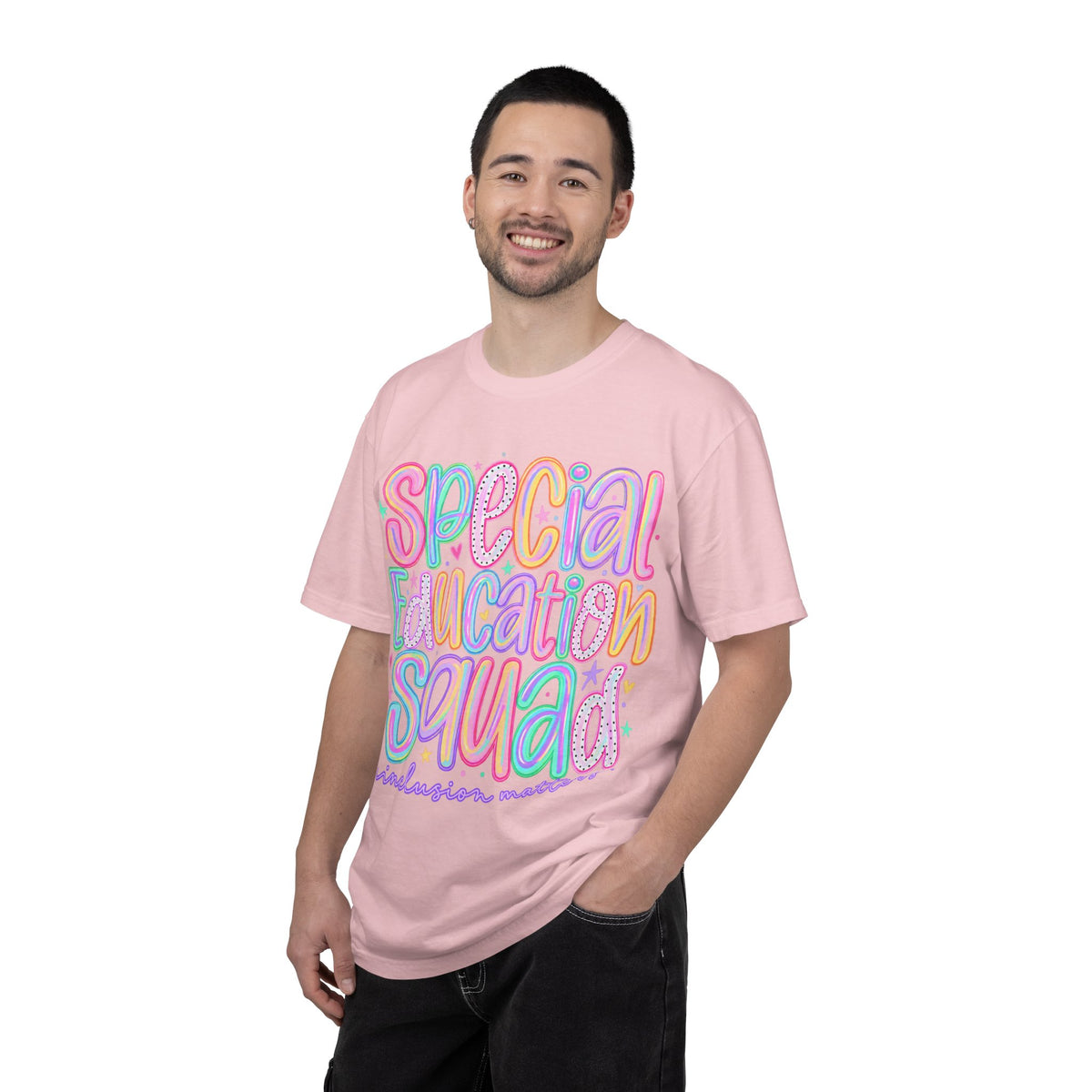 Special Education Squad T-Shirt | Inclusion Matters, Pastel Handlettering