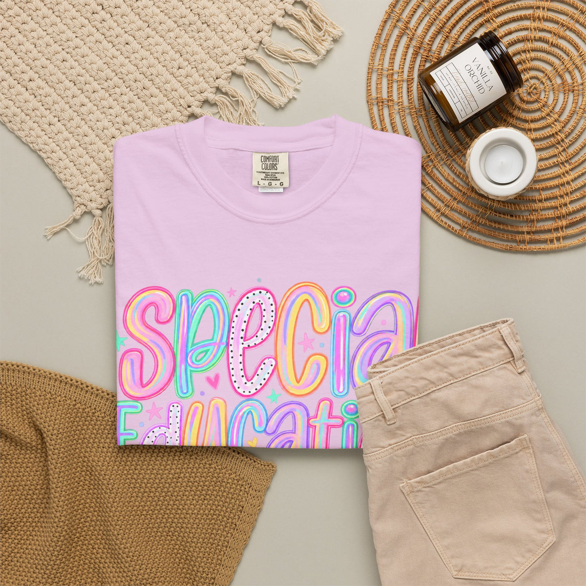 Special Education Squad T-Shirt | Inclusion Matters, Pastel Handlettering