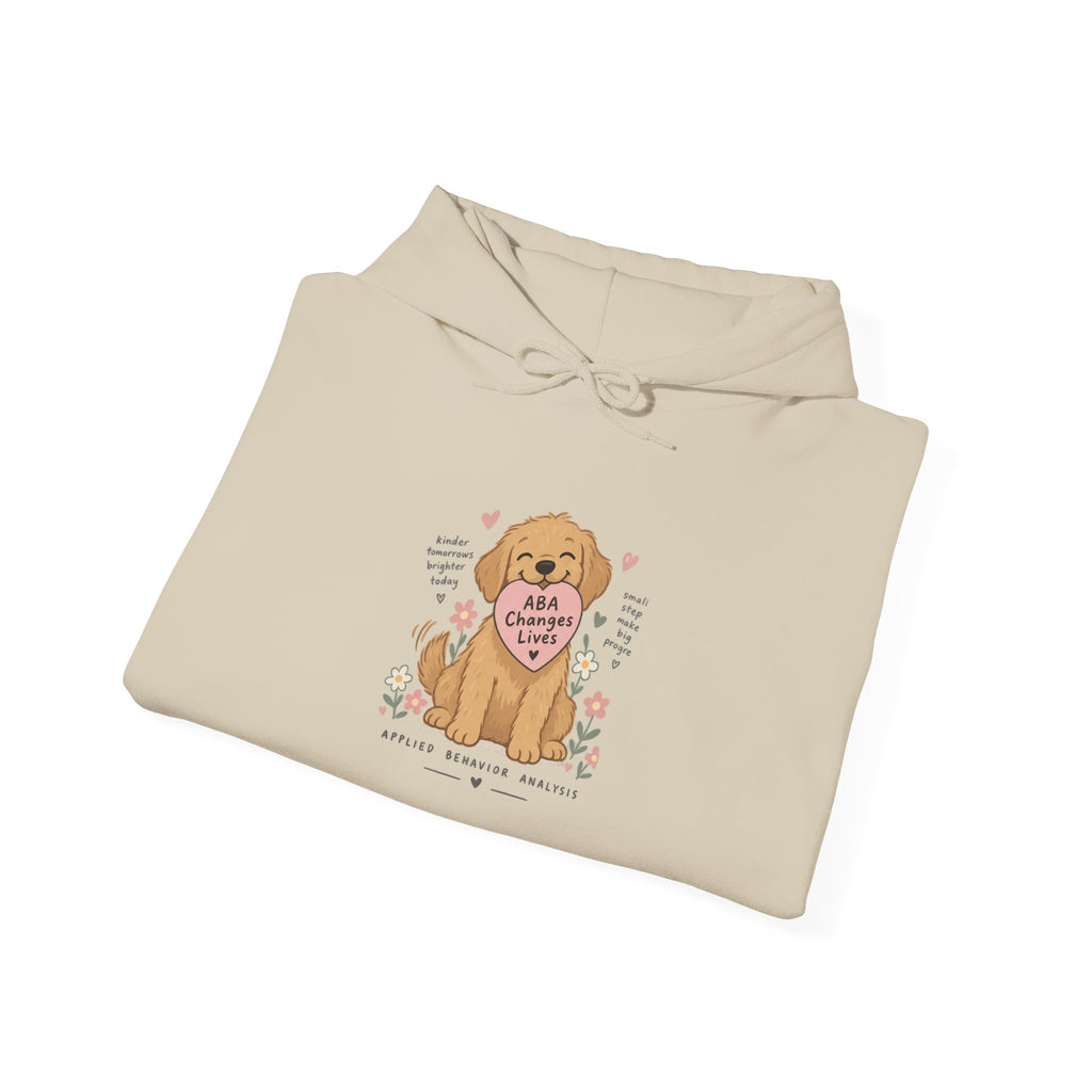 Golden Retriever Puppy Hoodie — 'Good Behavior Brighter Futures' Cute Dog Lover Sweatshirt