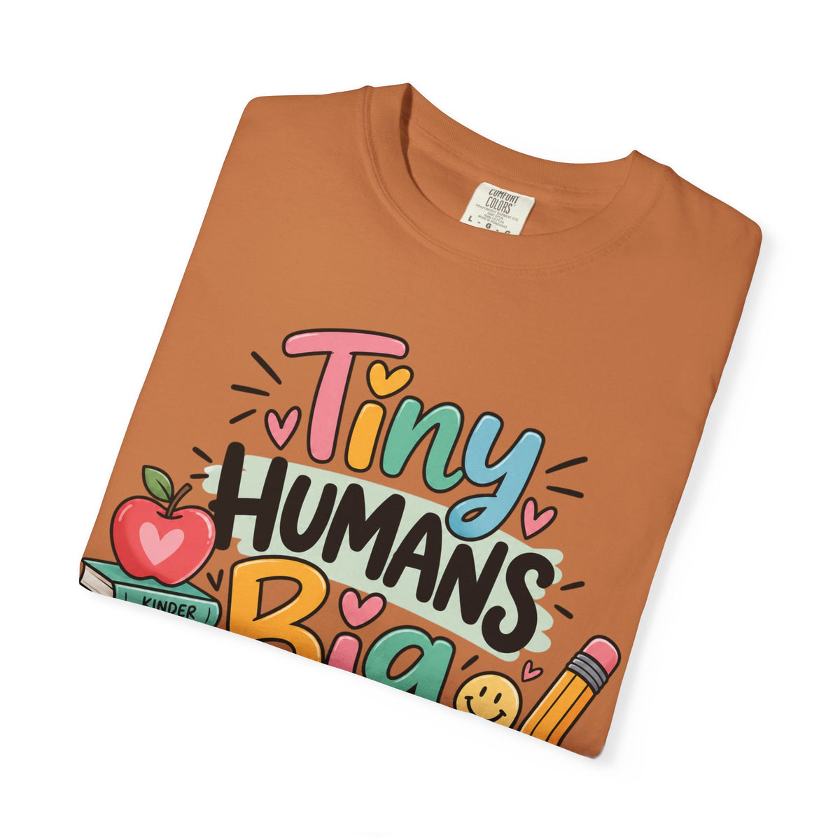 Tiny Humans Big Impact T-shirt | Teacher Kids Classroom Design