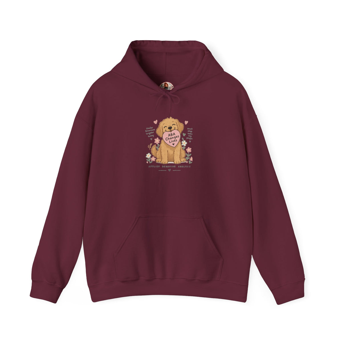 Golden Retriever Puppy Hoodie — 'Good Behavior Brighter Futures' Cute Dog Lover Sweatshirt