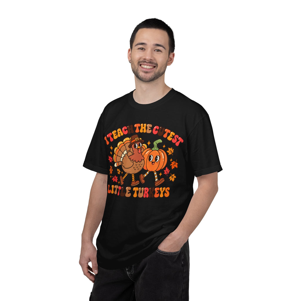 I Teach the Cutest Little Turkeys T-shirt | Thanksgiving Teacher Shirt