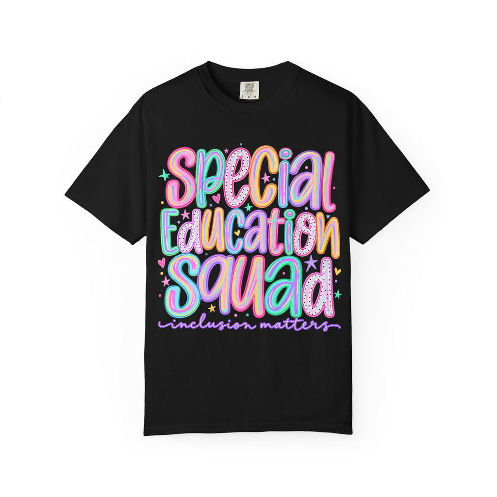 Special Education Squad T-Shirt | Inclusion Matters, Pastel Handlettering