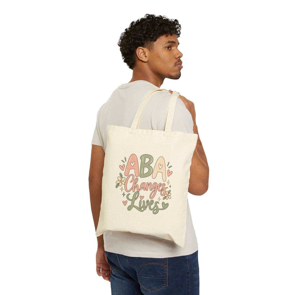 ABA Changes Lives Tote Bag | Therapist Appreciation, Behavioral Therapy Design