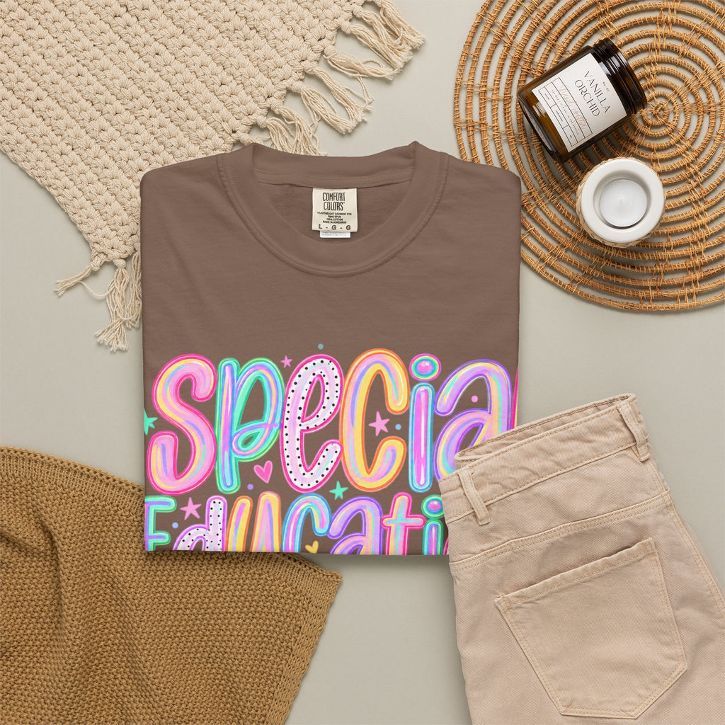 Special Education Squad T-Shirt | Inclusion Matters, Pastel Handlettering
