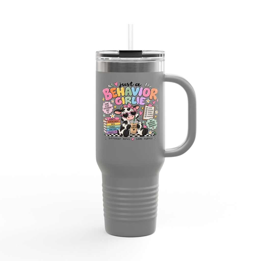 Just a Behavior Crate Mom travel mug | 40oz insulated tumbler
