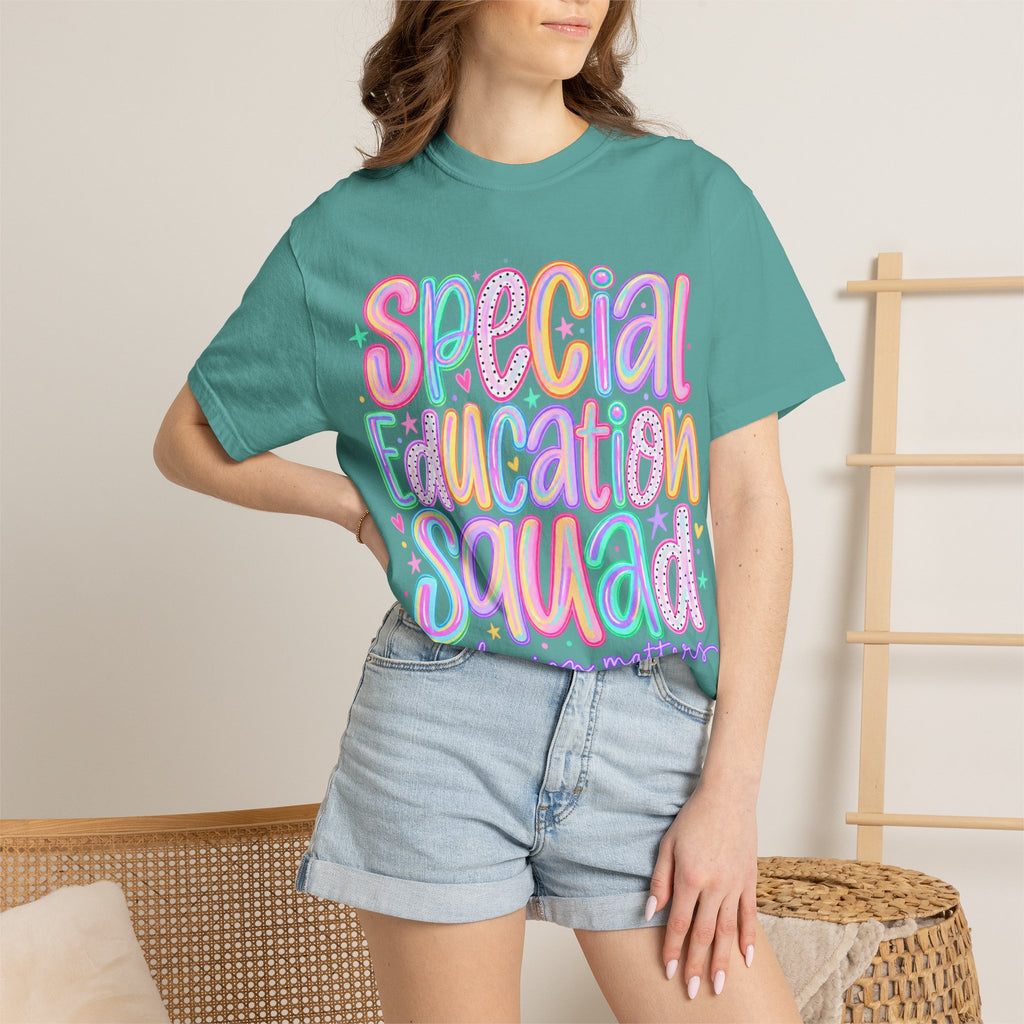 Special Education Squad T-Shirt | Inclusion Matters, Pastel Handlettering