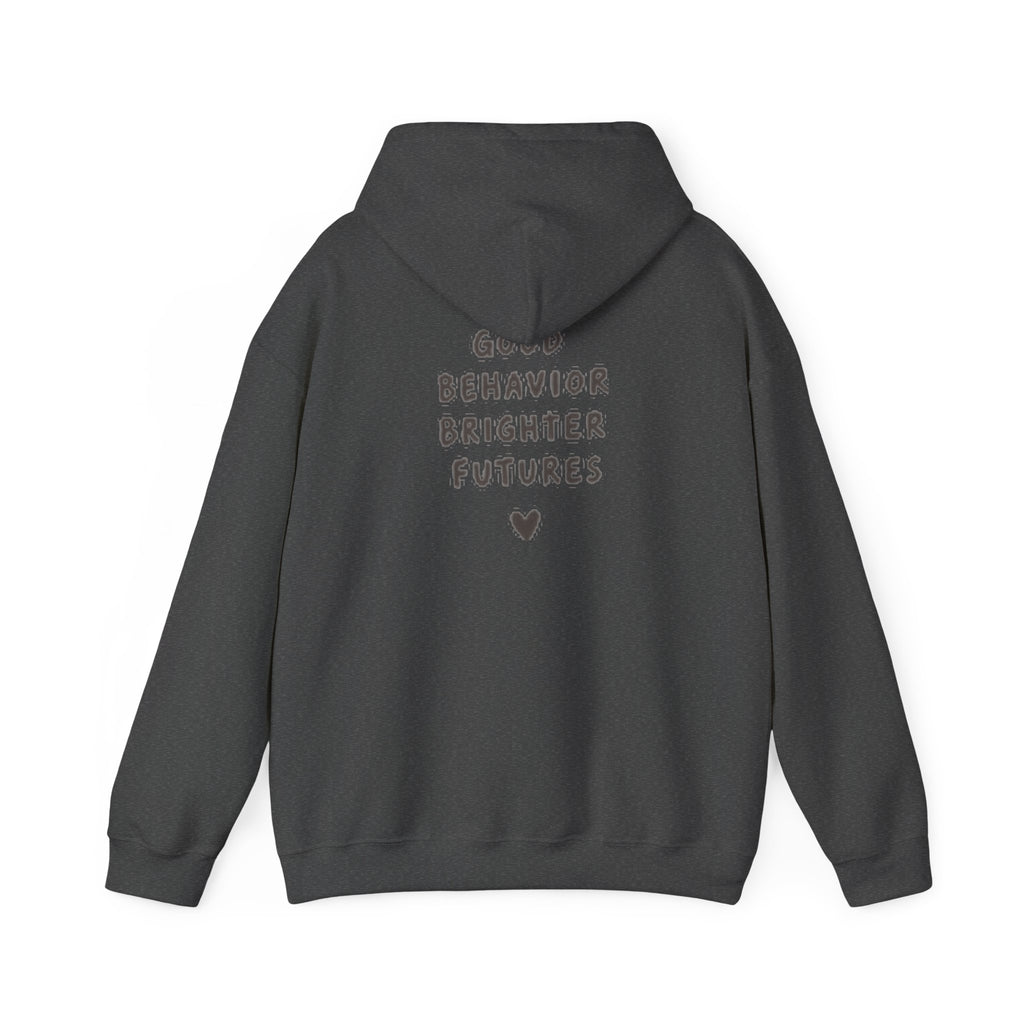 Golden Retriever Puppy Hoodie — 'Good Behavior Brighter Futures' Cute Dog Lover Sweatshirt