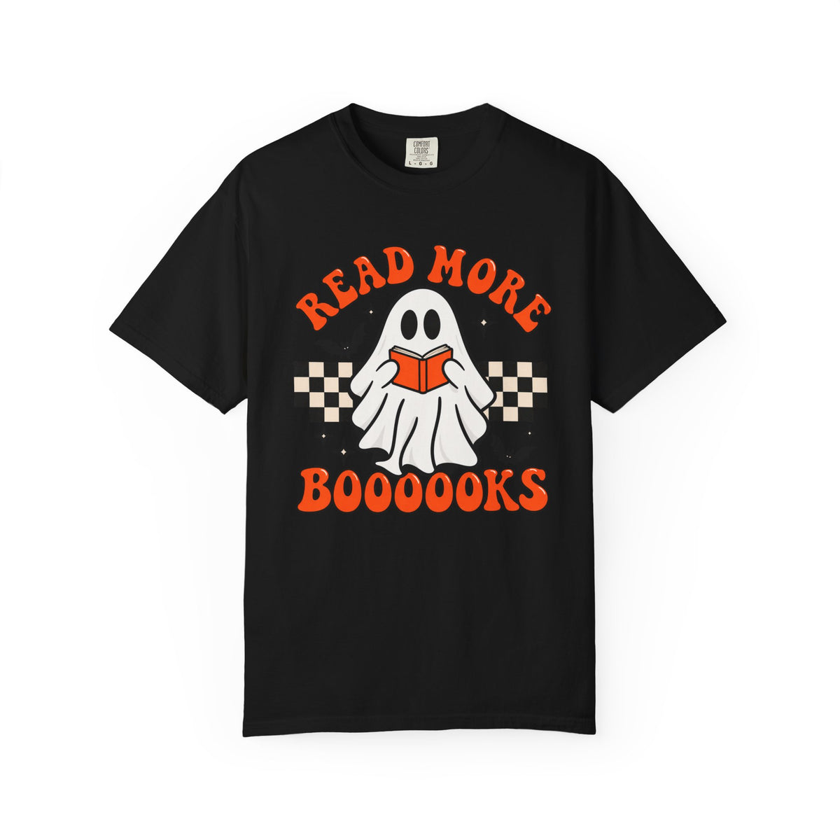 Read More Booooks ghost reading T-Shirt | Halloween book lover tee
