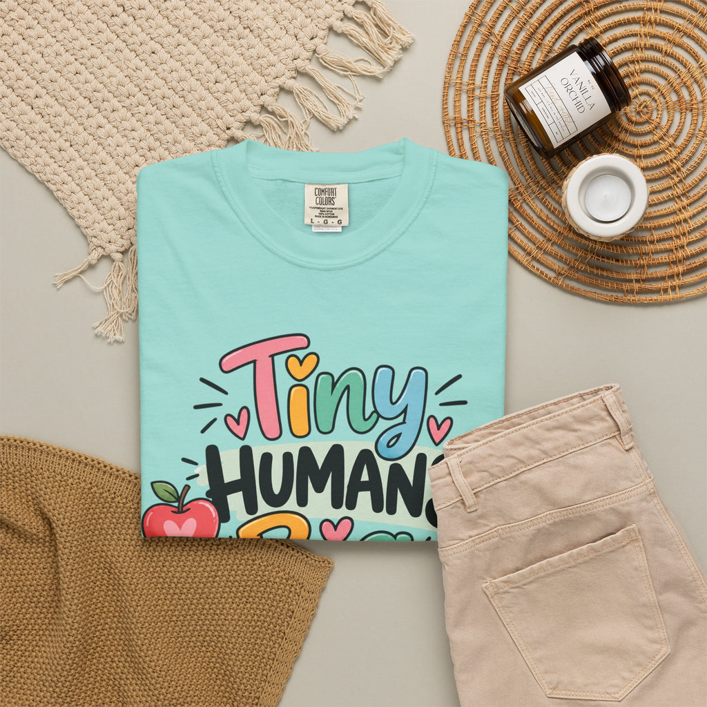 Tiny Humans Big Impact T-shirt | Teacher Kids Classroom Design