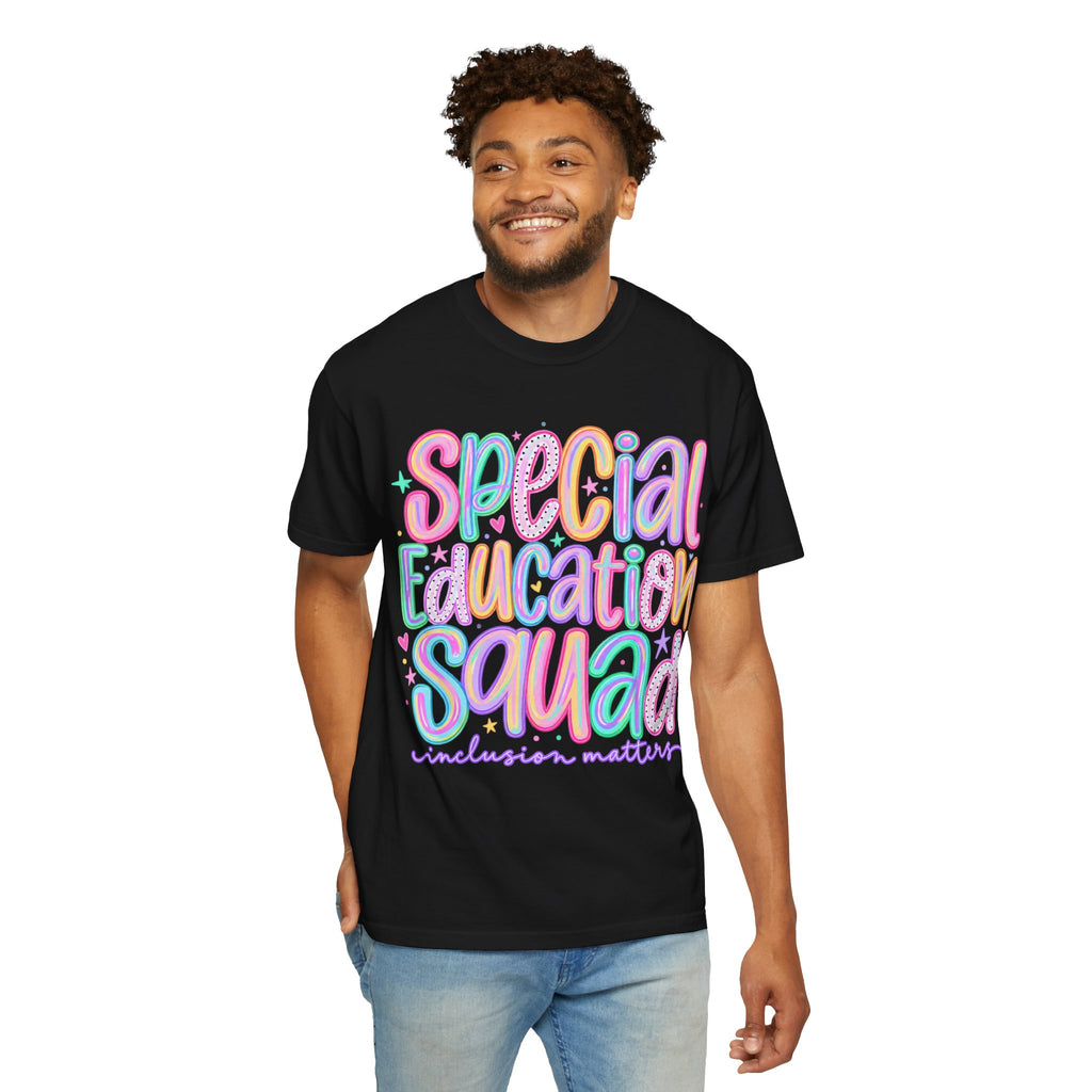 Special Education Squad T-Shirt | Inclusion Matters, Pastel Handlettering