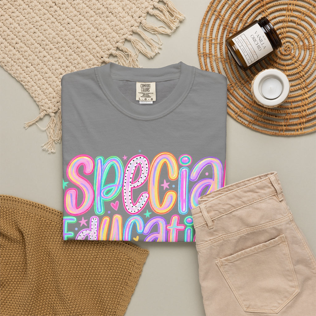 Special Education Squad T-Shirt | Inclusion Matters, Pastel Handlettering