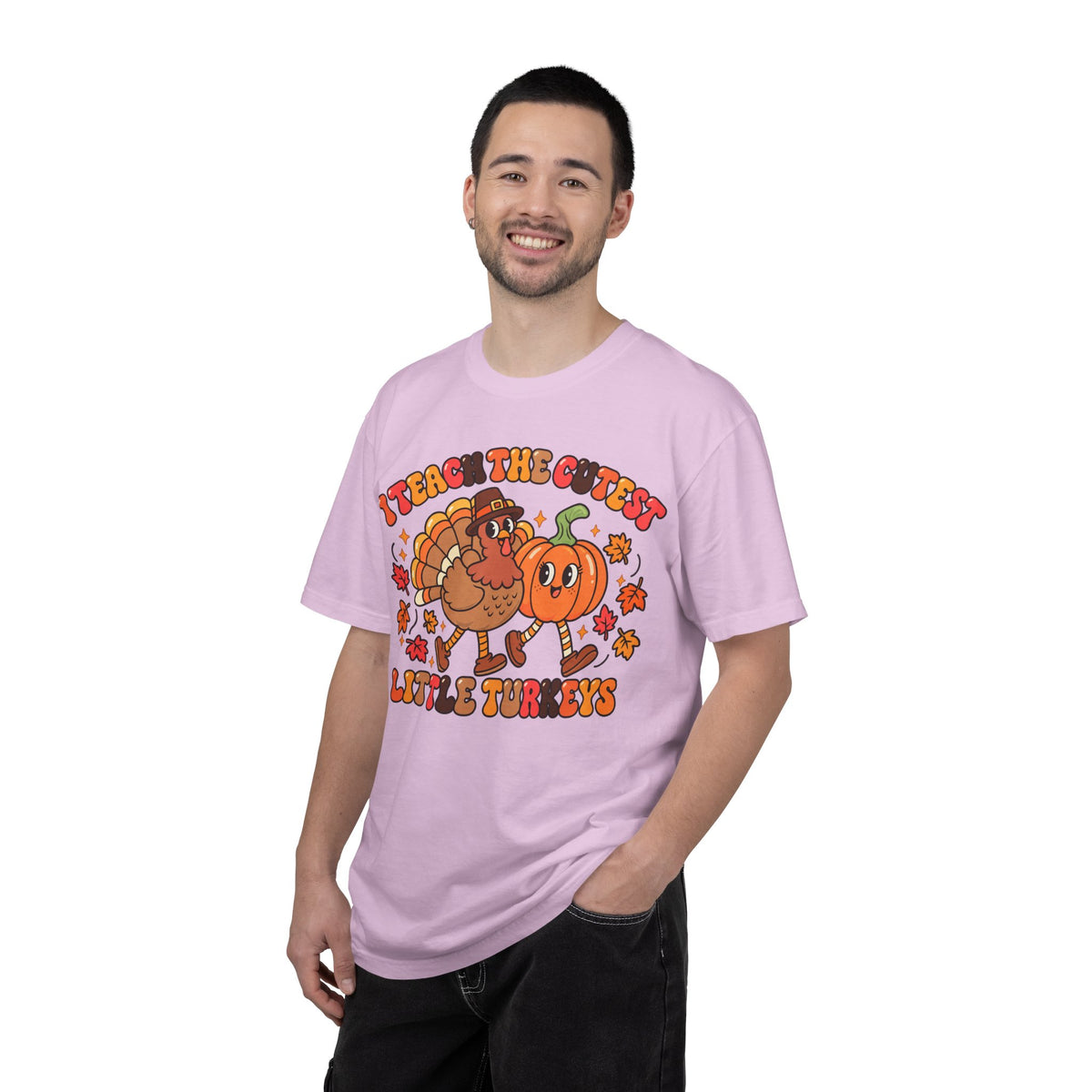 I Teach the Cutest Little Turkeys T-shirt | Thanksgiving Teacher Shirt