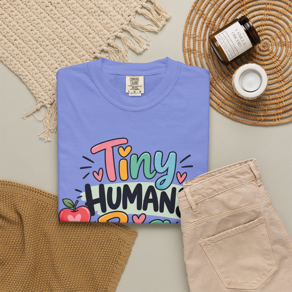 Tiny Humans Big Impact T-shirt | Teacher Kids Classroom Design