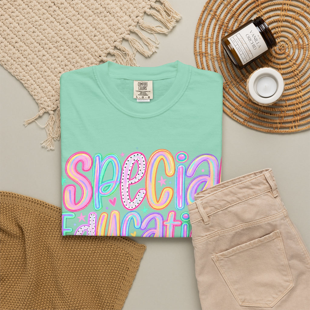 Special Education Squad T-Shirt | Inclusion Matters, Pastel Handlettering
