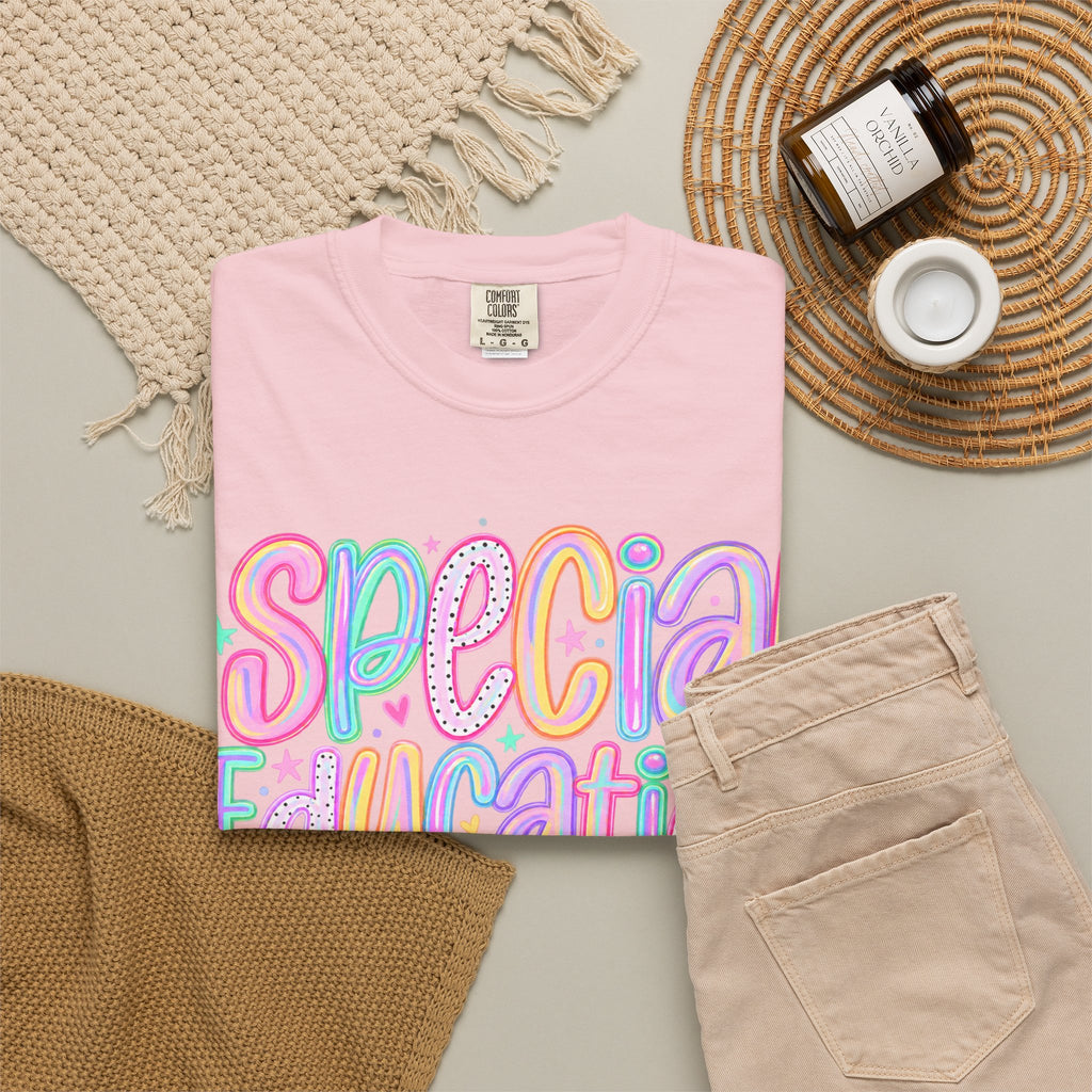 Special Education Squad T-Shirt | Inclusion Matters, Pastel Handlettering