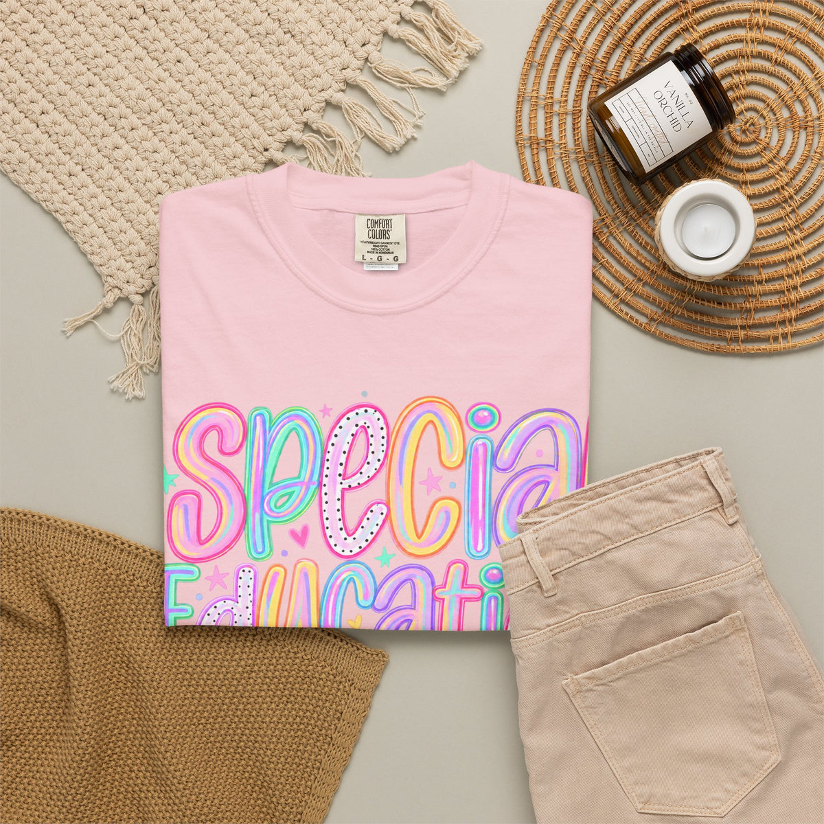 Special Education Squad T-Shirt | Inclusion Matters, Pastel Handlettering
