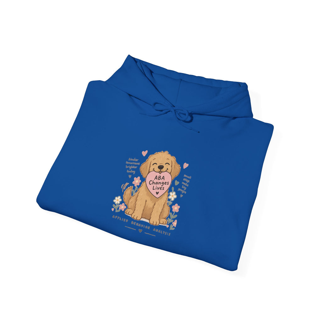 Golden Retriever Puppy Hoodie — 'Good Behavior Brighter Futures' Cute Dog Lover Sweatshirt