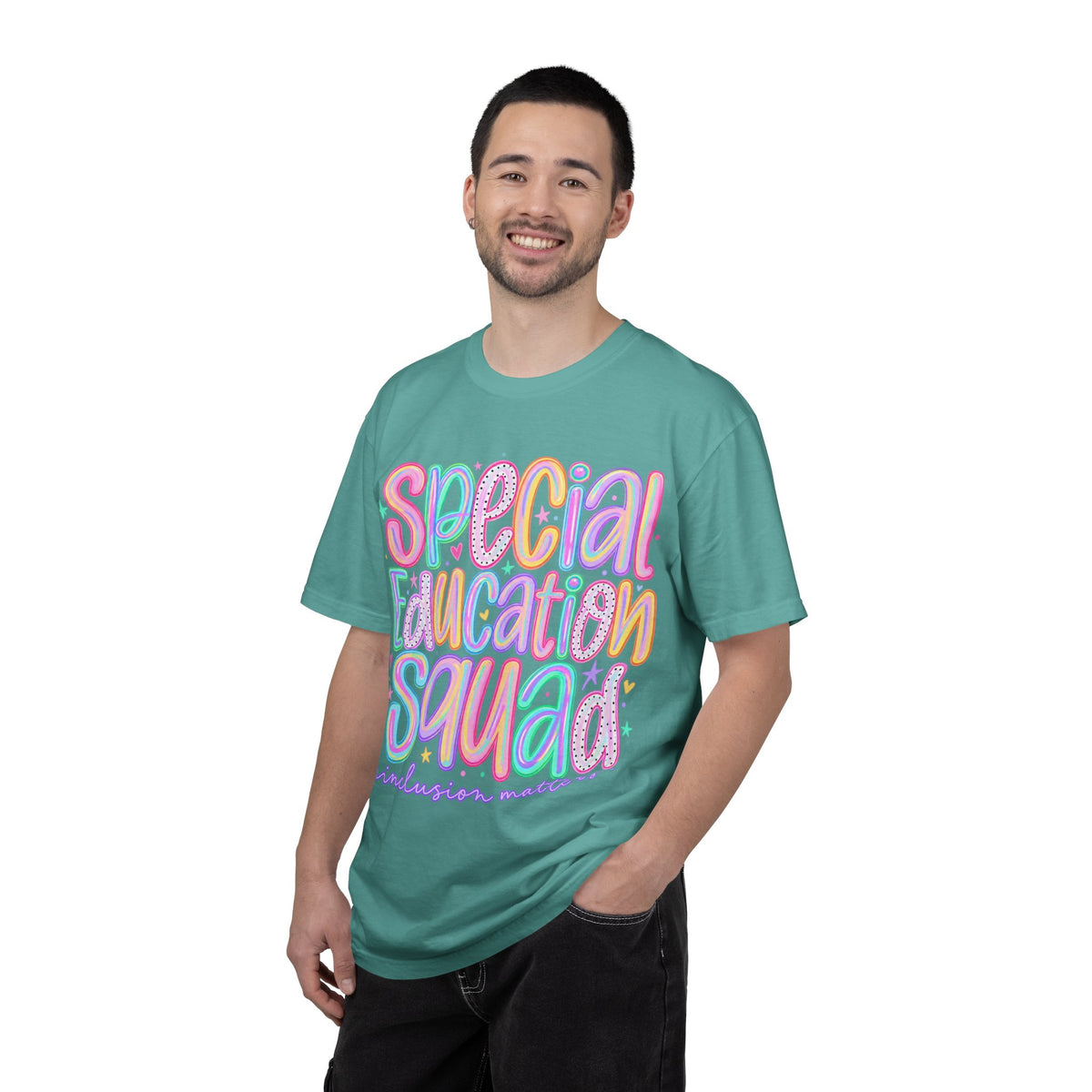 Special Education Squad T-Shirt | Inclusion Matters, Pastel Handlettering