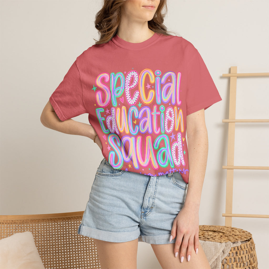 Special Education Squad T-Shirt | Inclusion Matters, Pastel Handlettering
