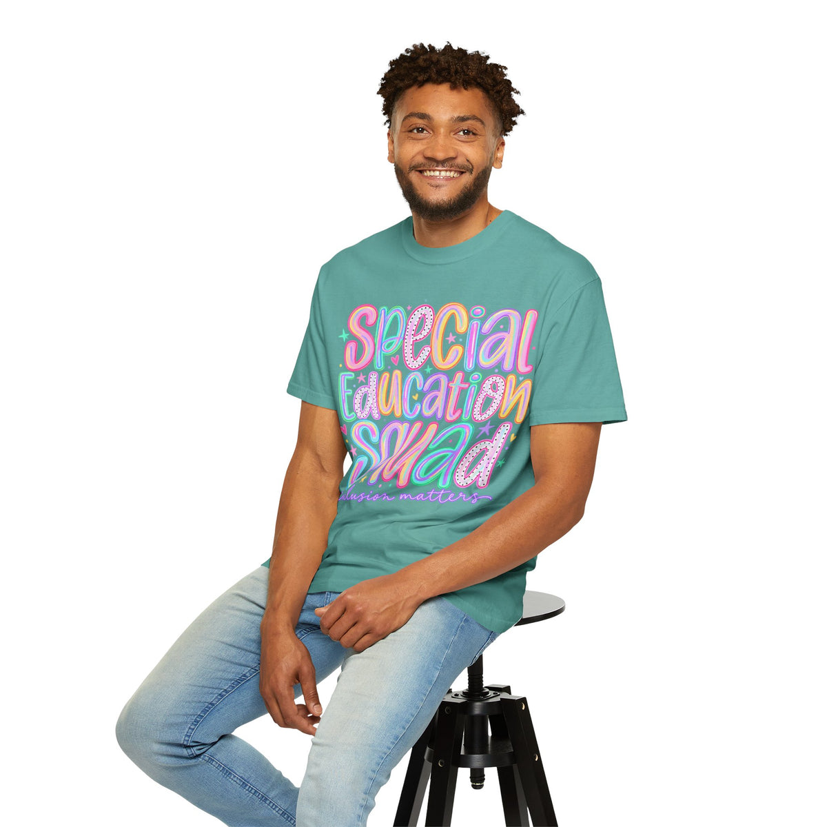 Special Education Squad T-Shirt | Inclusion Matters, Pastel Handlettering