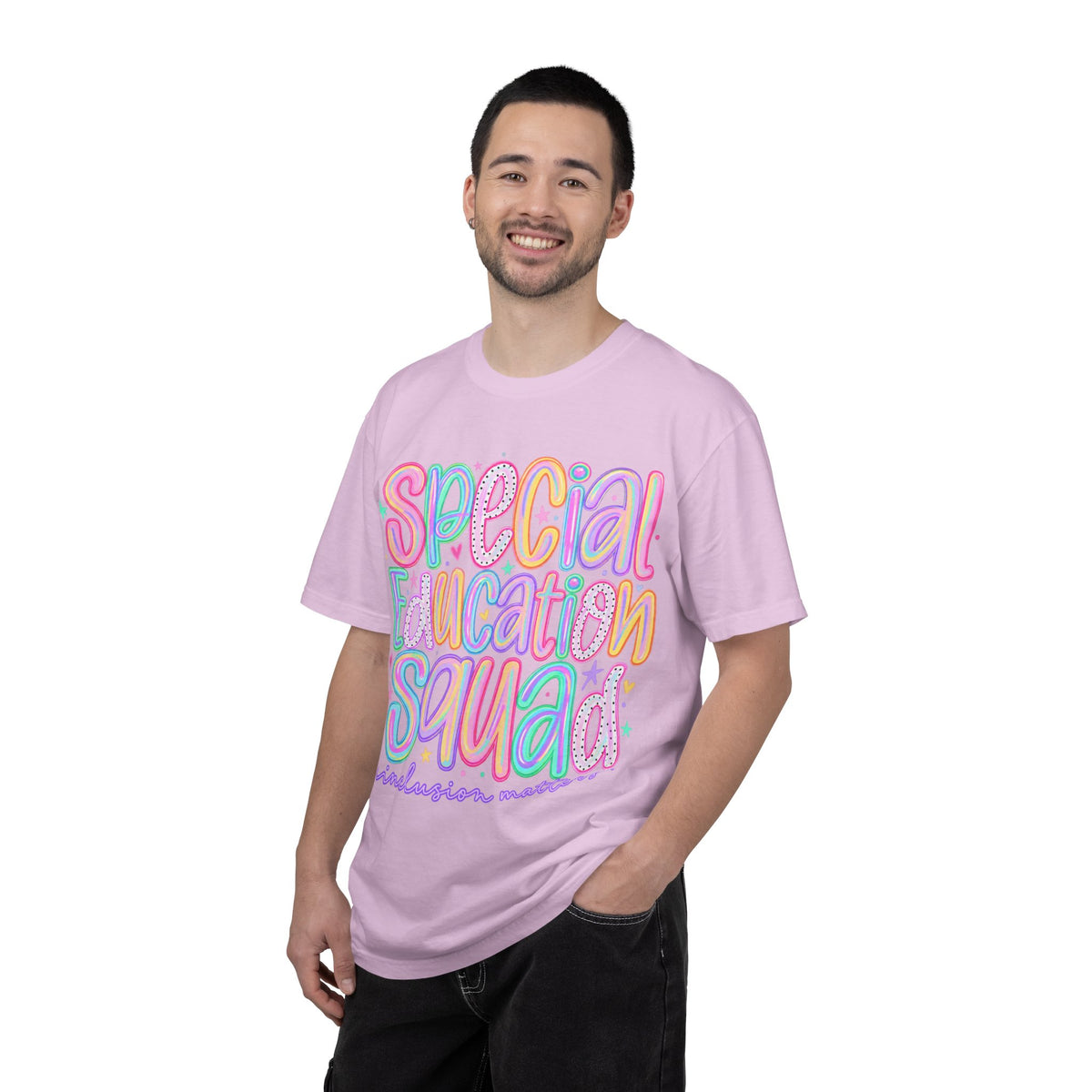 Special Education Squad T-Shirt | Inclusion Matters, Pastel Handlettering