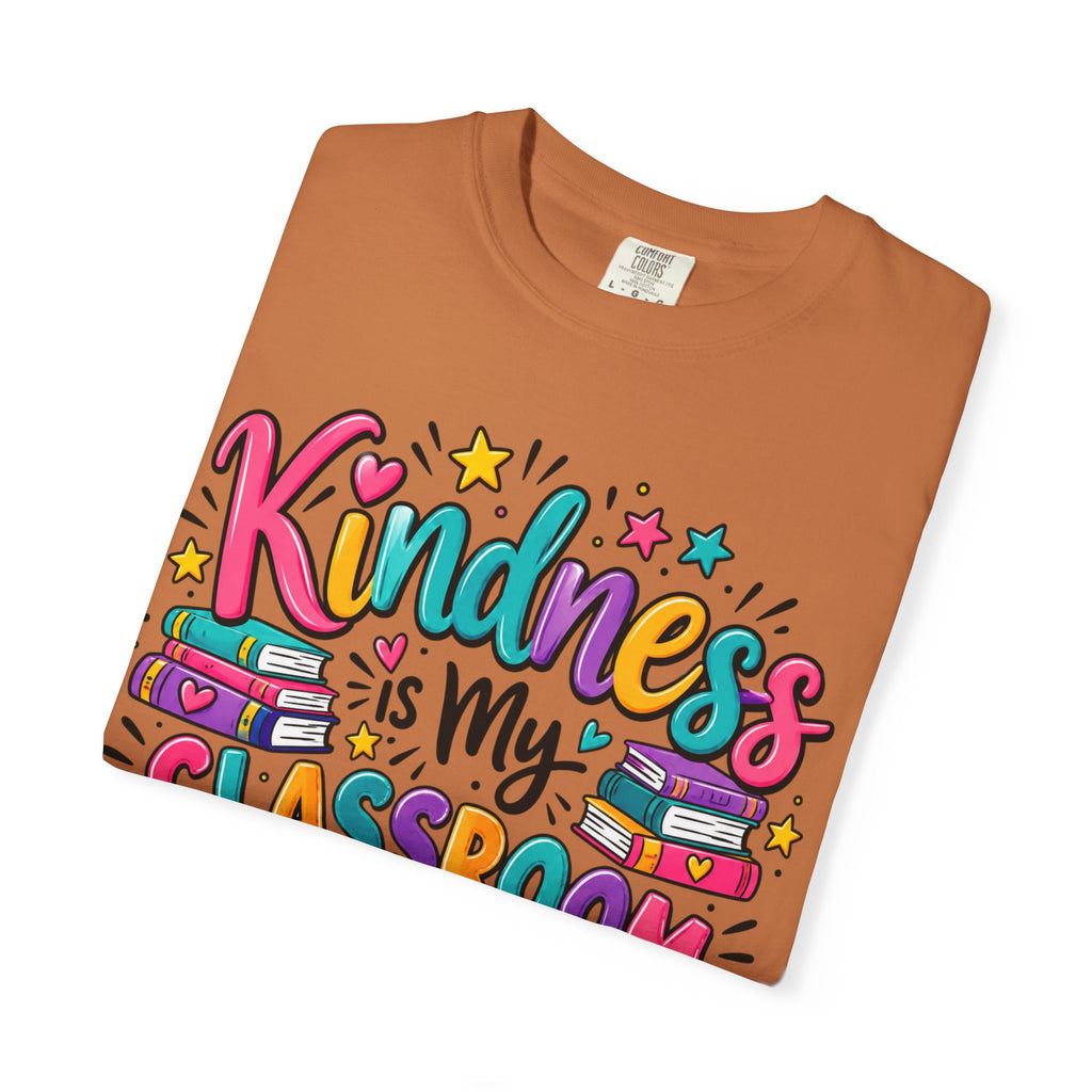Kindness is My Classroom Superpower T-shirt | Teacher Typography Tee