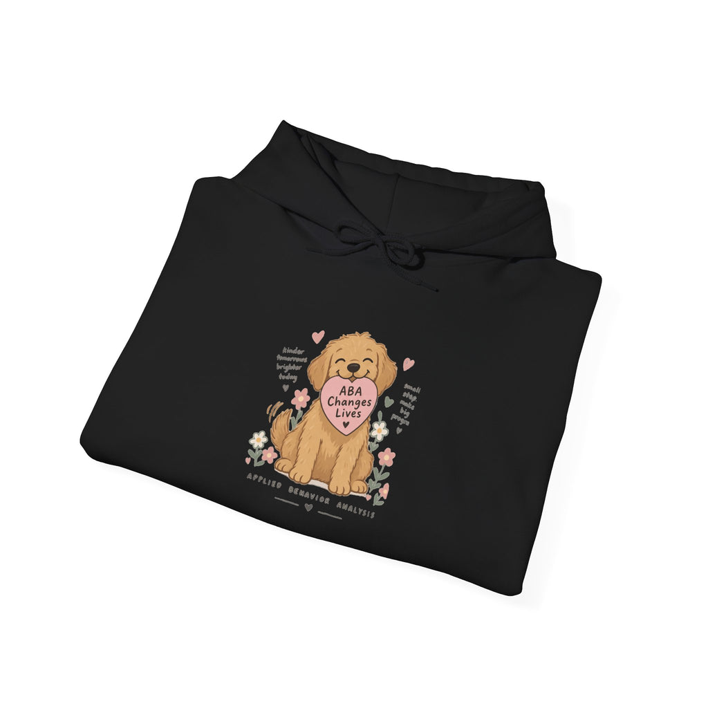 Golden Retriever Puppy Hoodie — 'Good Behavior Brighter Futures' Cute Dog Lover Sweatshirt
