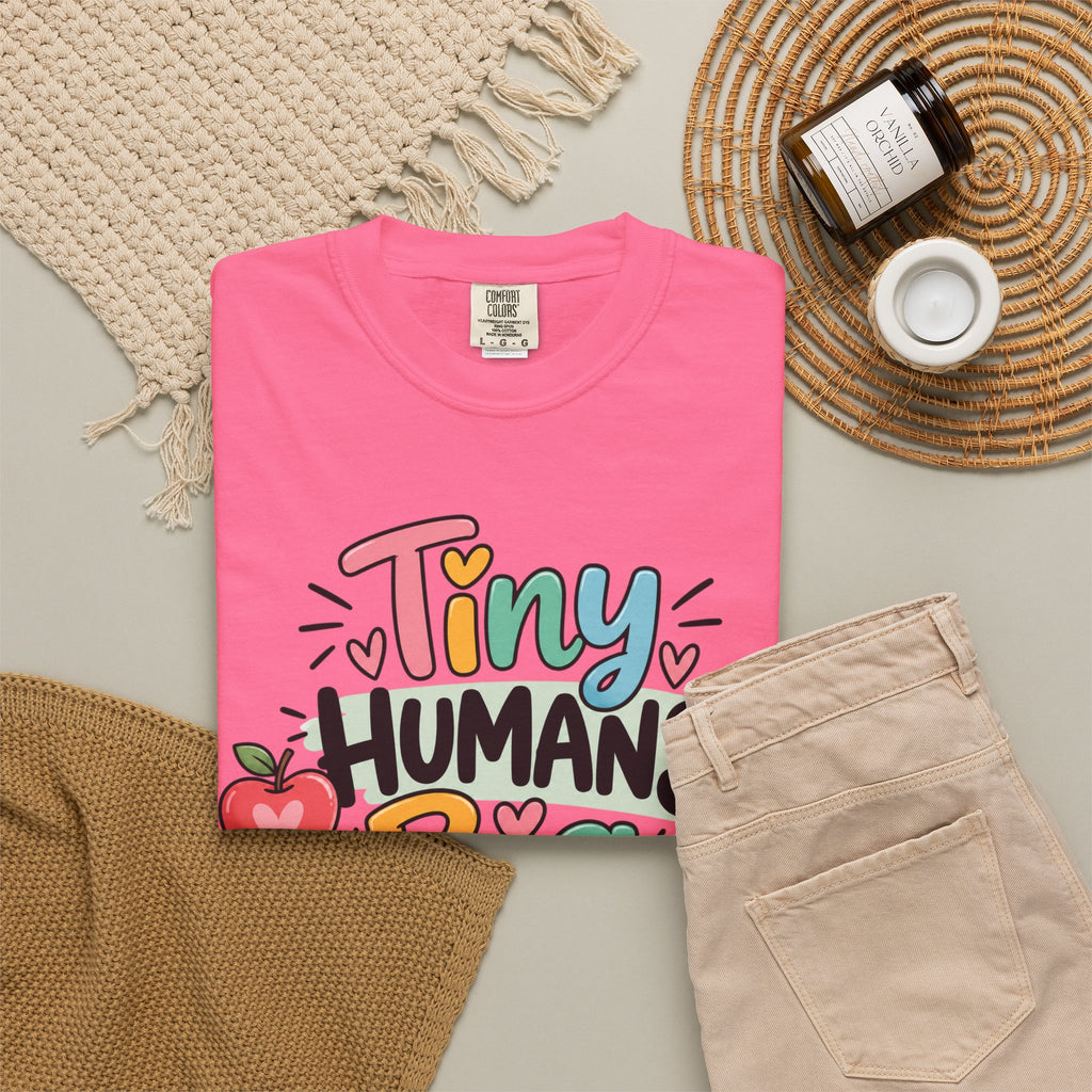 Tiny Humans Big Impact T-shirt | Teacher Kids Classroom Design
