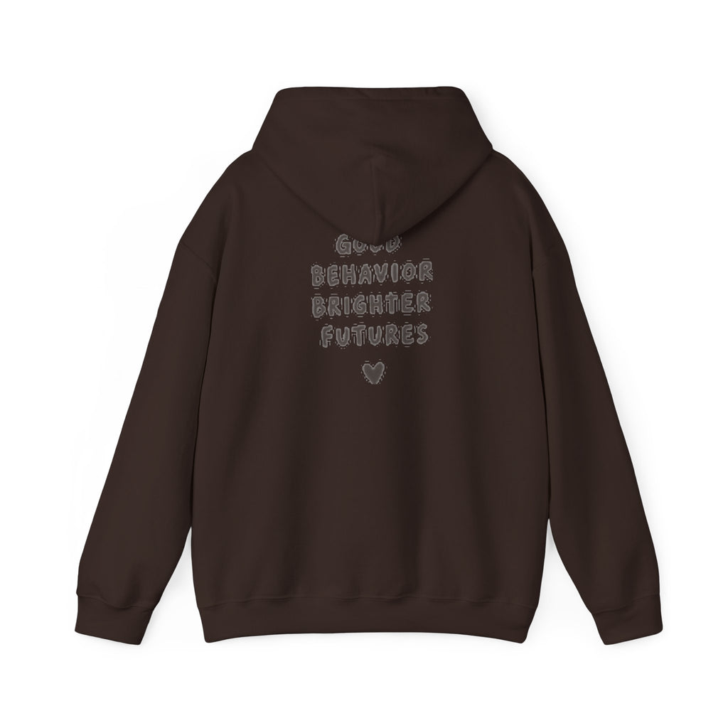 Golden Retriever Puppy Hoodie — 'Good Behavior Brighter Futures' Cute Dog Lover Sweatshirt