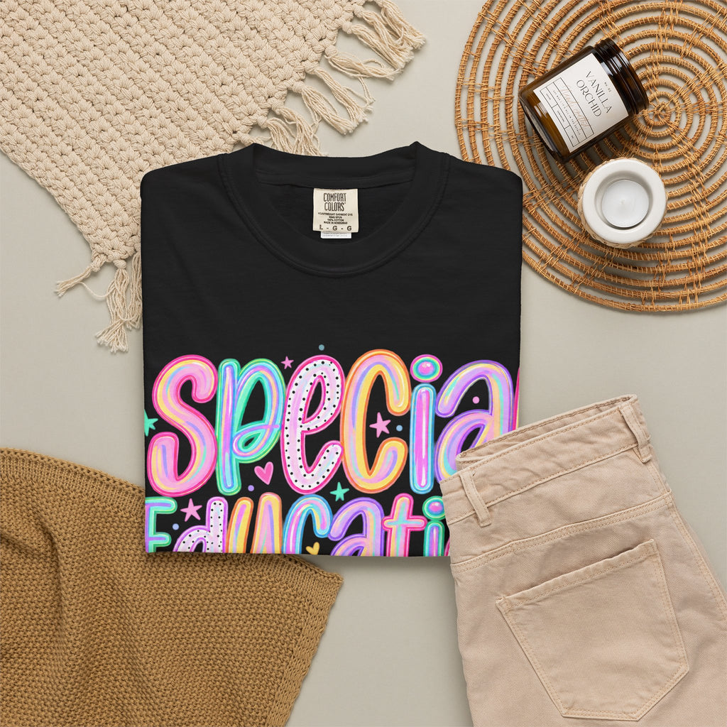 Special Education Squad T-Shirt | Inclusion Matters, Pastel Handlettering