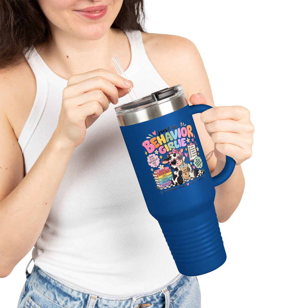 Just a Behavior Crate Mom travel mug | 40oz insulated tumbler