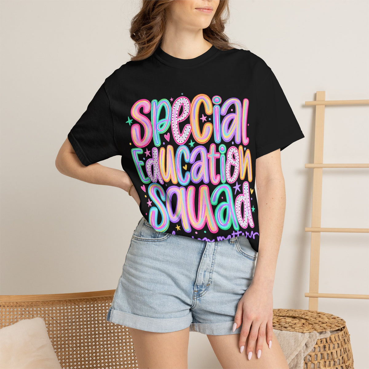 Special Education Squad T-Shirt | Inclusion Matters, Pastel Handlettering