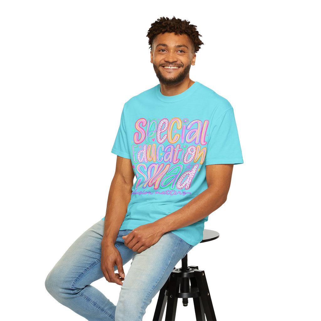 Special Education Squad T-Shirt | Inclusion Matters, Pastel Handlettering