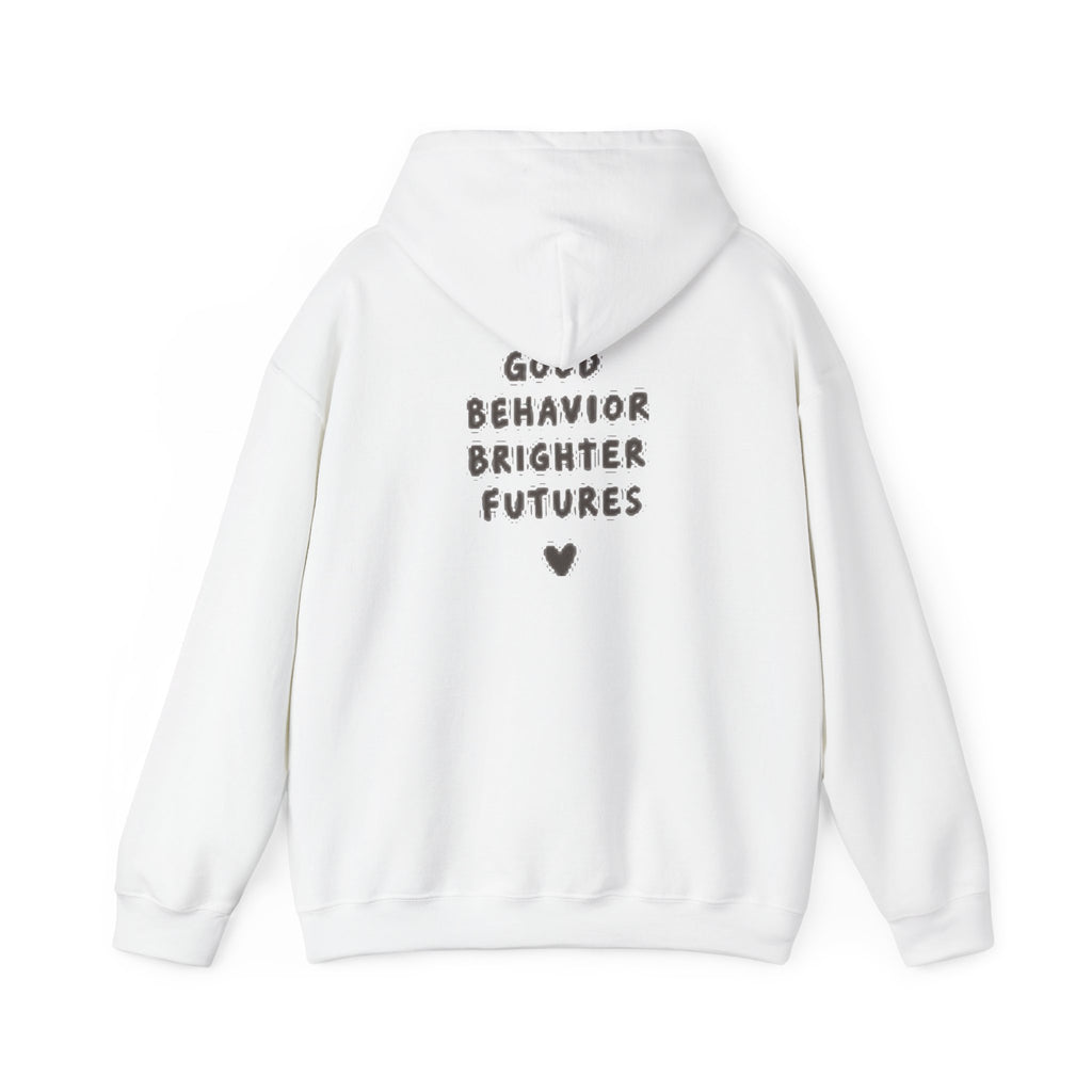 Golden Retriever Puppy Hoodie — 'Good Behavior Brighter Futures' Cute Dog Lover Sweatshirt